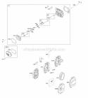 Air Cleaner Cylinder Head Diagram and Parts List for  Briggs and Stratton Engine